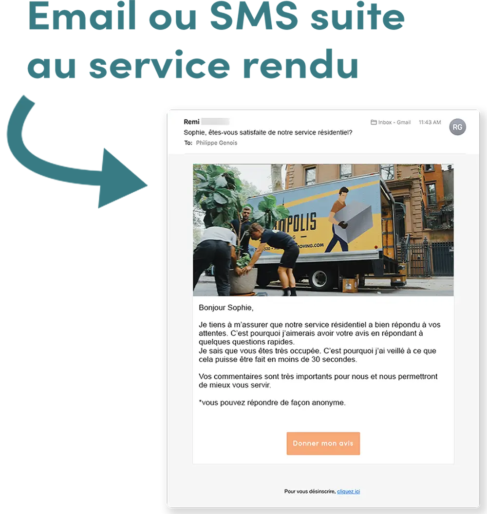 Questionnaire automatisé pour améliorer le parcours client