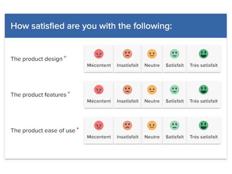 Evaluate customer satisfaction with InputKit satisfaction surveys