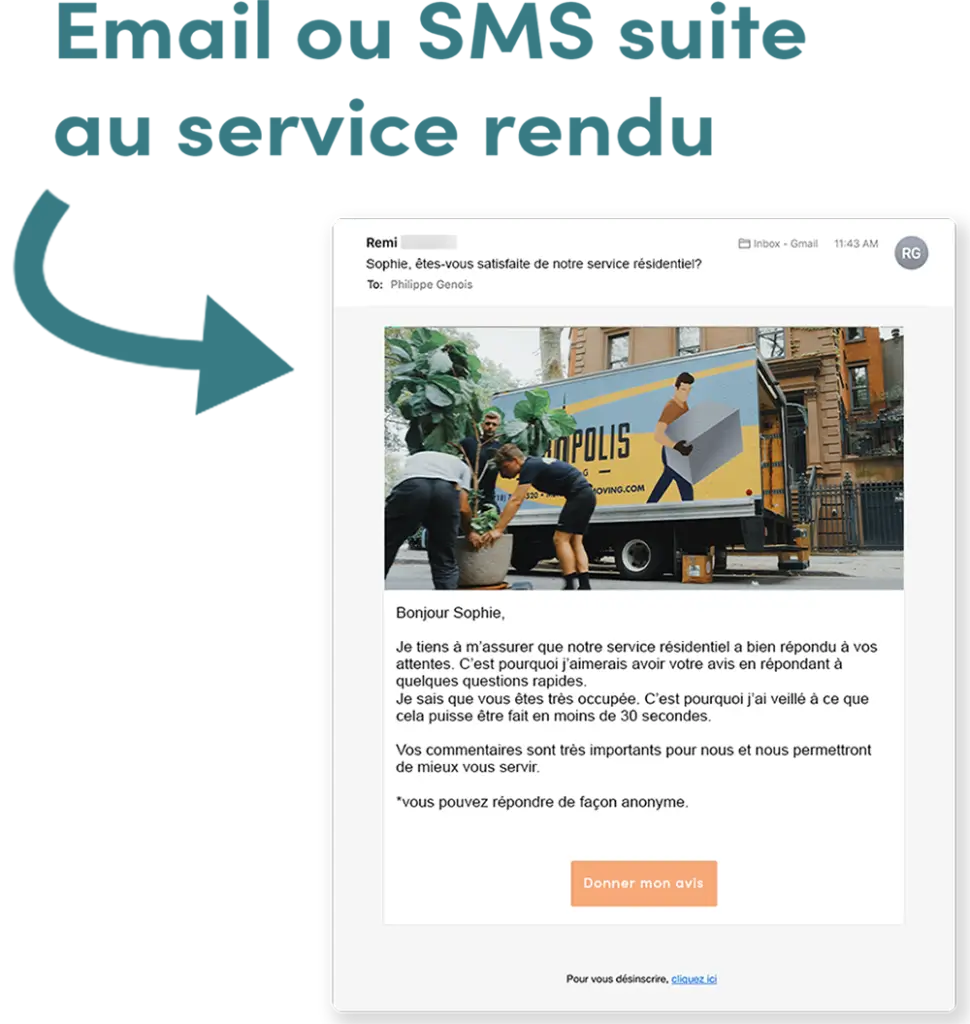 Questionnaire automatisé pour améliorer le parcours client