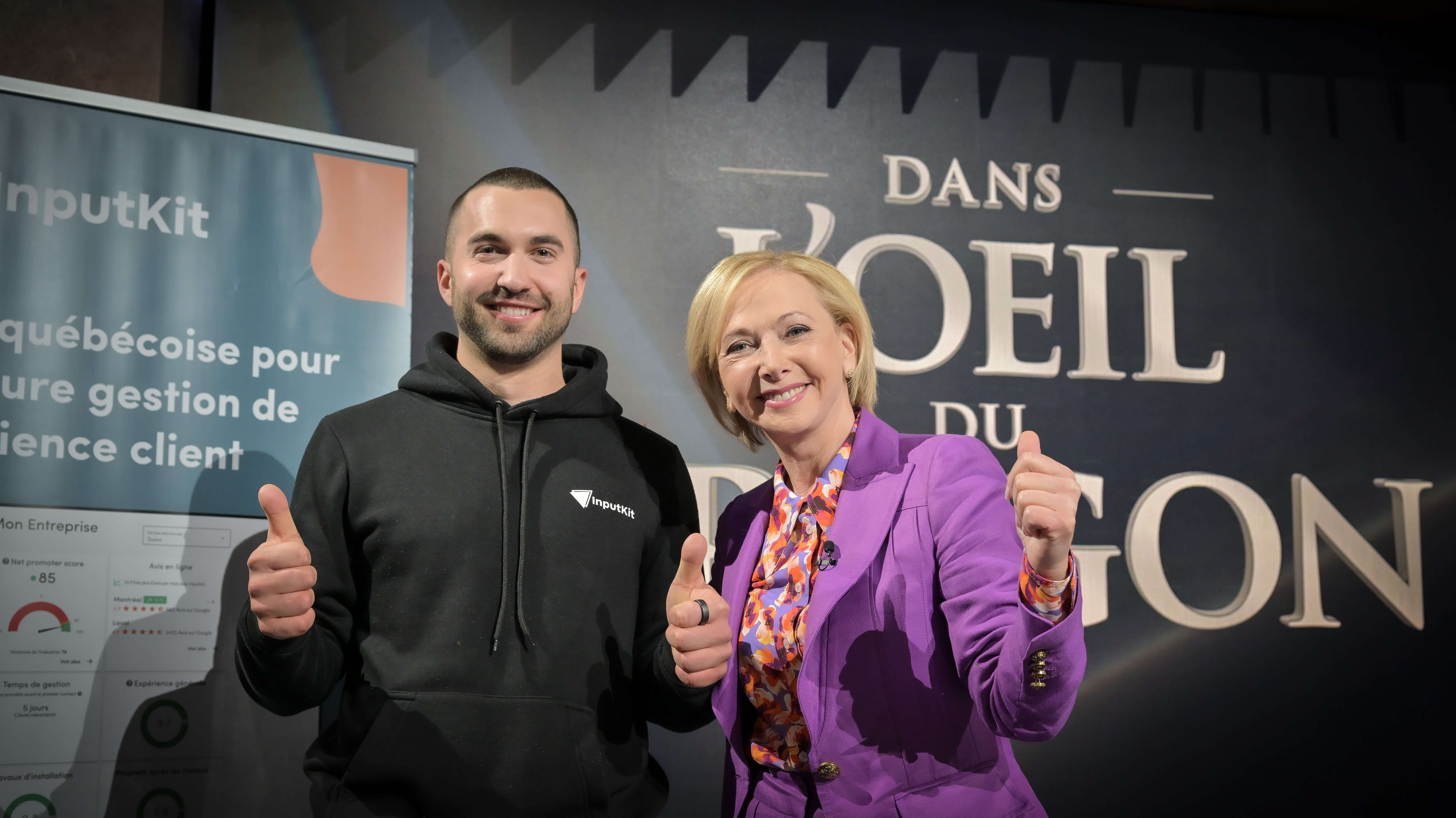 Christiane Germain and Philippe Genois on Dragons' Den