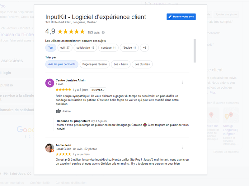 Reply quickly to online customer reviews